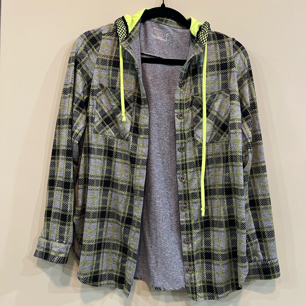 CB collective plaid shirt